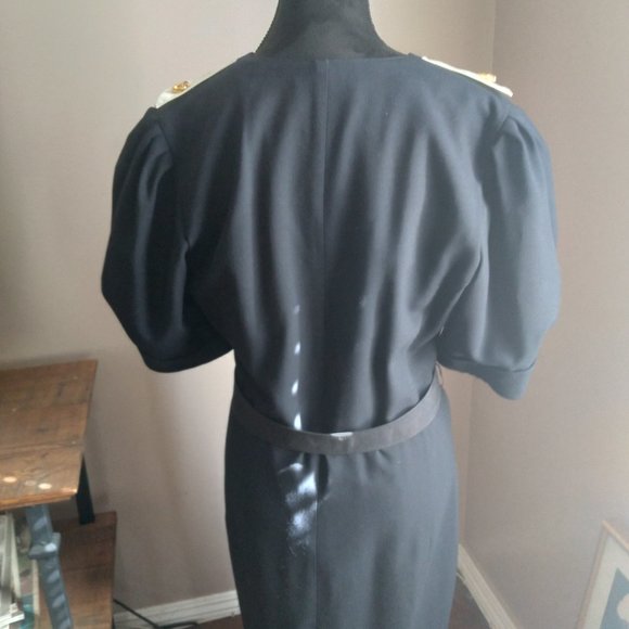 Vintage Navy And White Dress | Size 10 - Picture 5 of 9